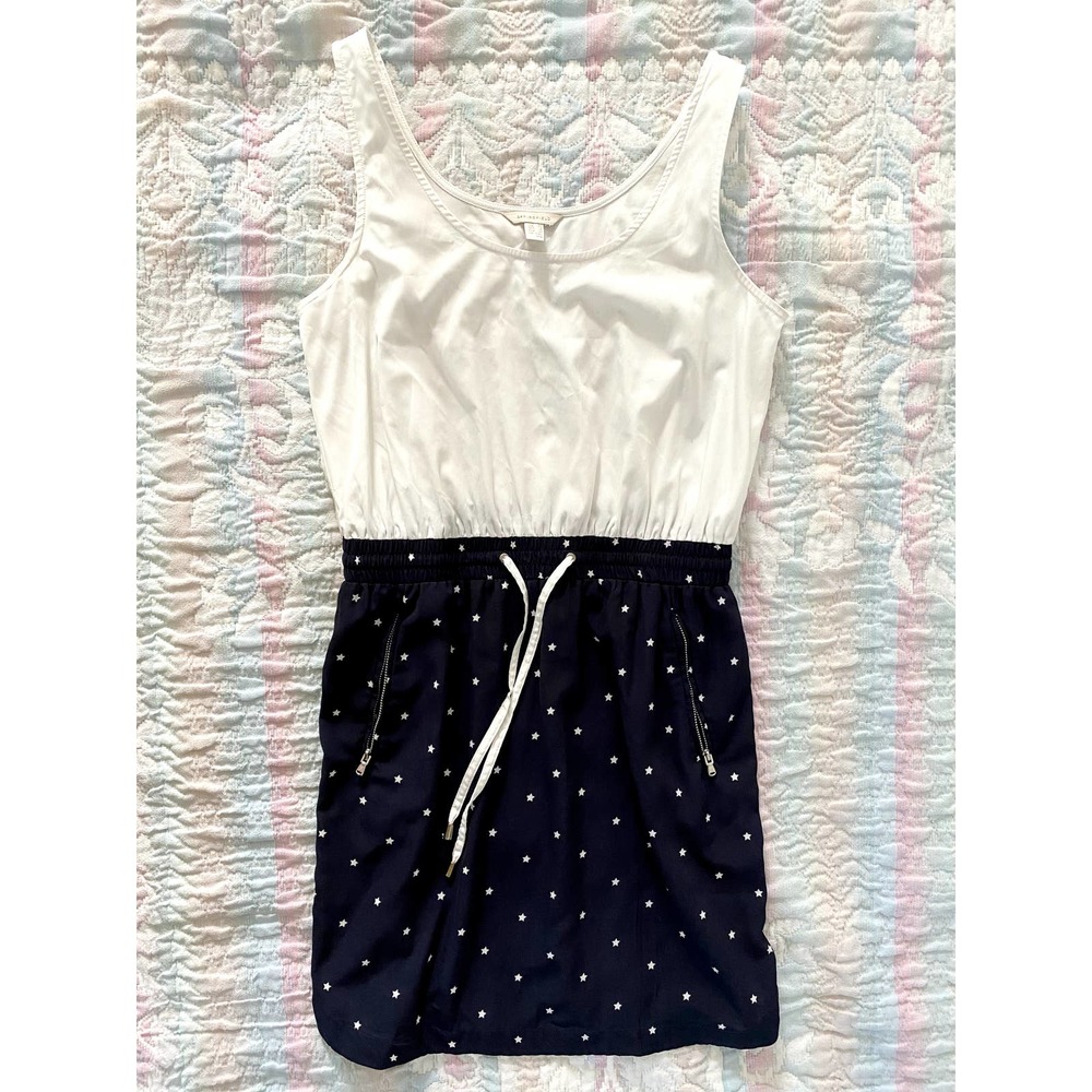 SPRINGFIELD Swimsuit Cover Up White and Navy Dress